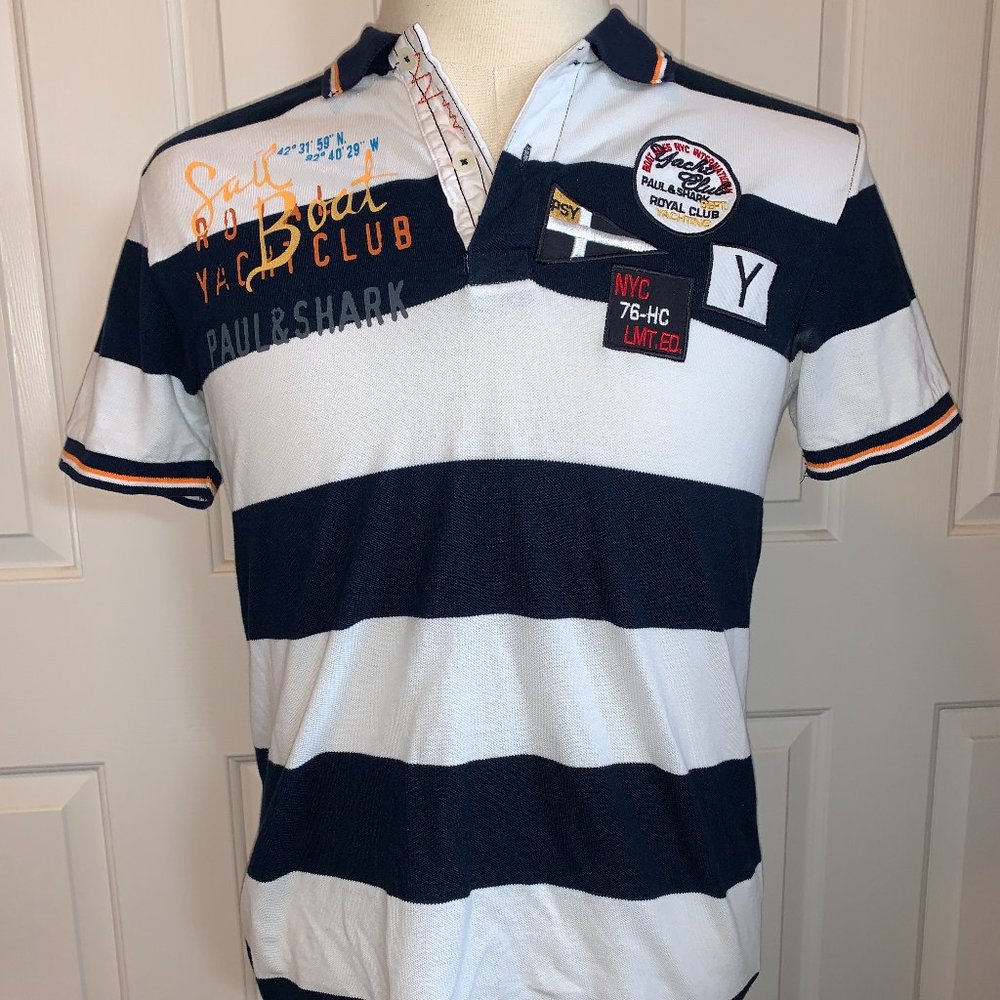 PAUL & SHARK LIMITED EDITION YACHT CLUB POLO SHIRT $175
